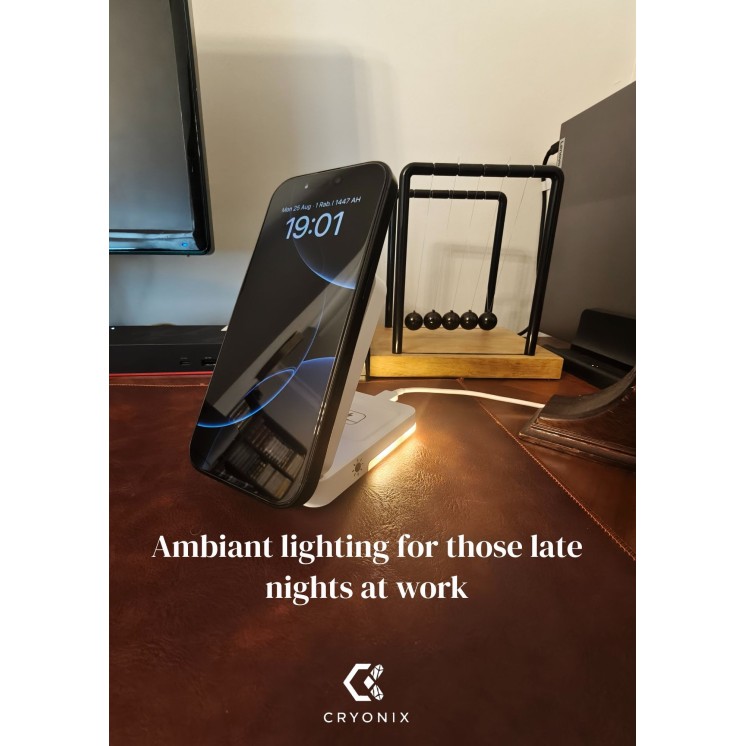 CRYONIX 3in1 Wireless Charging Stand